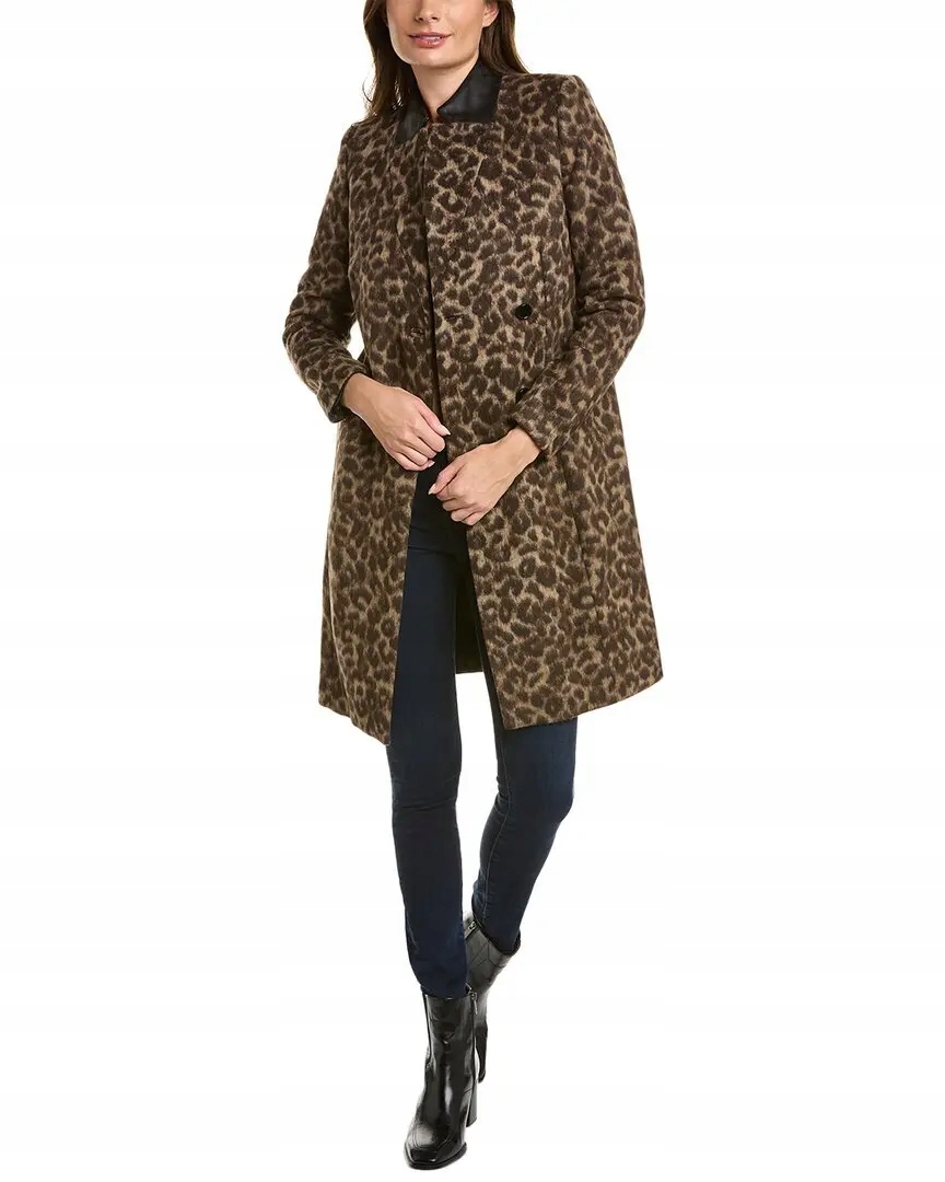 Kabát AllSaints 36 s leopardím vzorem