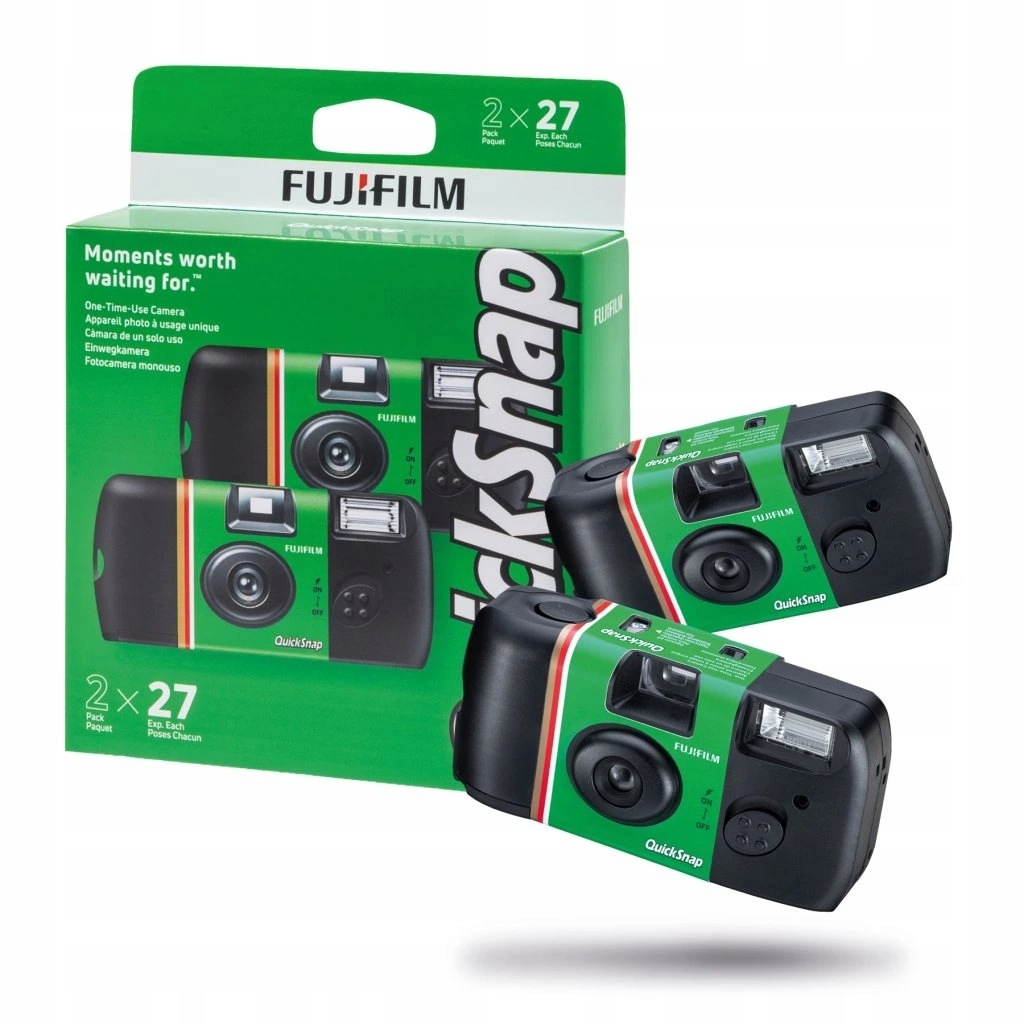 Fujifilm QuickSnap 400/27 2x Pack Box (jednorázový fotoaparát s bleskem)