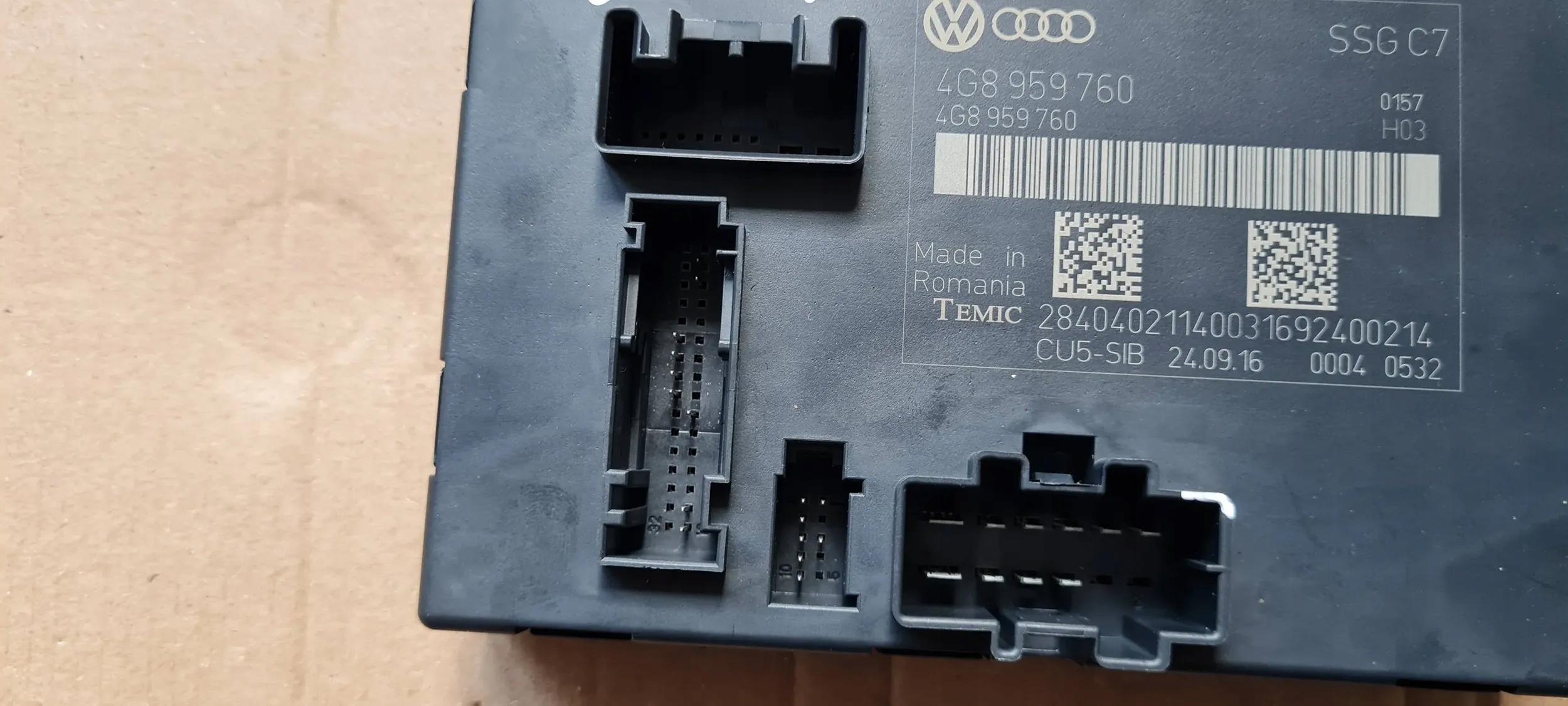 A6 C7 4G LIFT module control unit seat 4G8959760 A7 4G