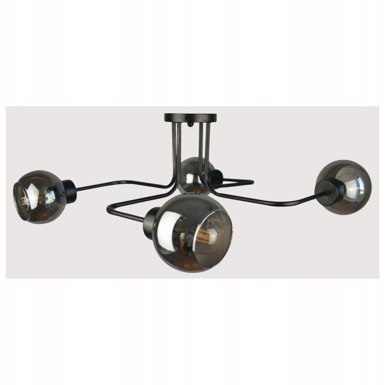 Závěsné Stropní Svítidlo Černá, Skleněné Koule Stropní Svítidlo Edison Loft