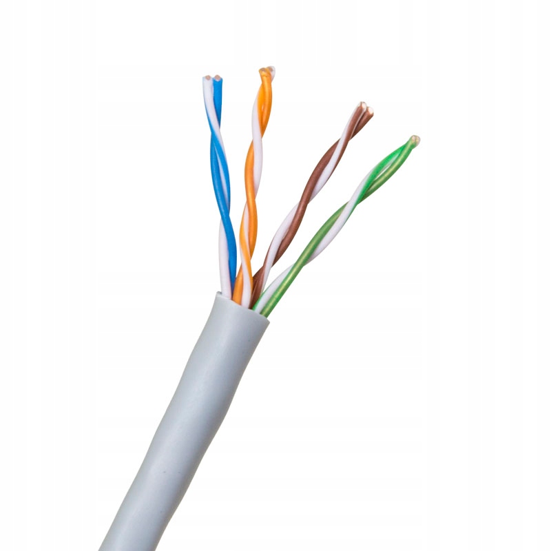 

Bitner Kabel skrętka drut Ftp 5e 100% miedź 1m