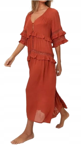 Nasty Gal Dámská Měděná Plážová Tunika 40 2AB