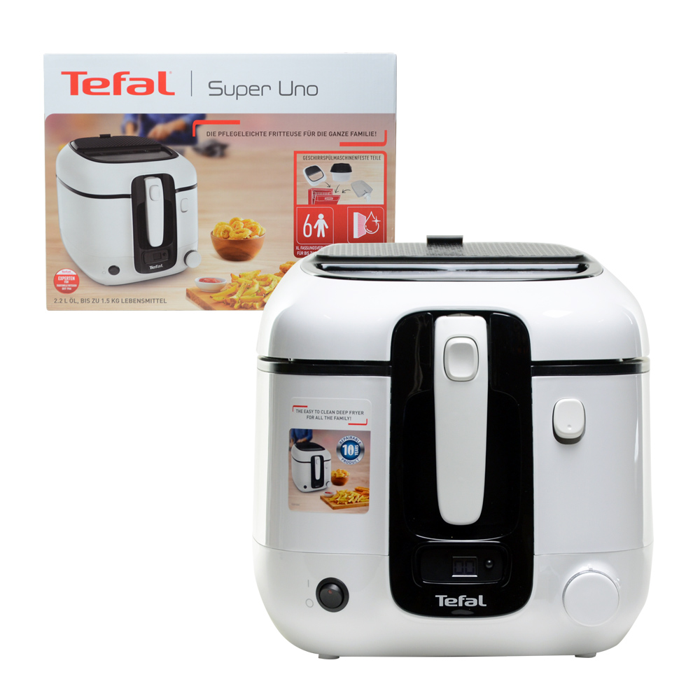 Frytkownica Tefal FR314030 Uno Deep Fryer 1800W 2,2L tradycyjna biała