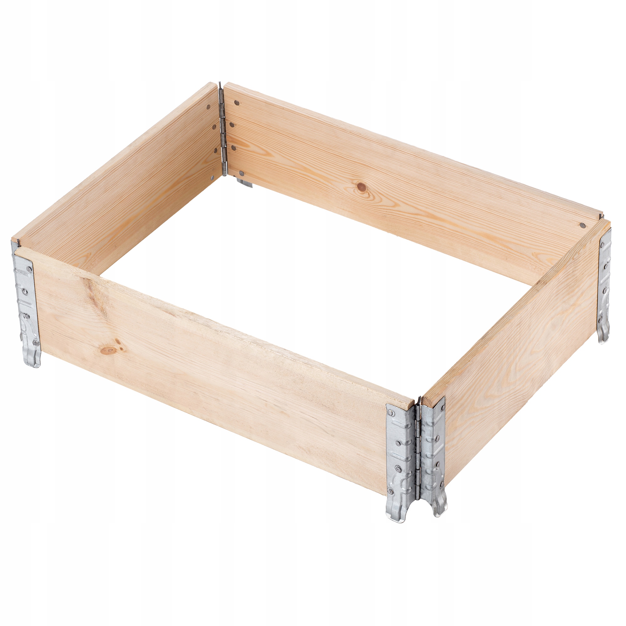 NADSTAWKA PALETOWA DREWNIANA 60x80cm POJEMNIK NA PALETĘ GRZĄDKA PAKIET 3szt Rodzaj pojemnika inny