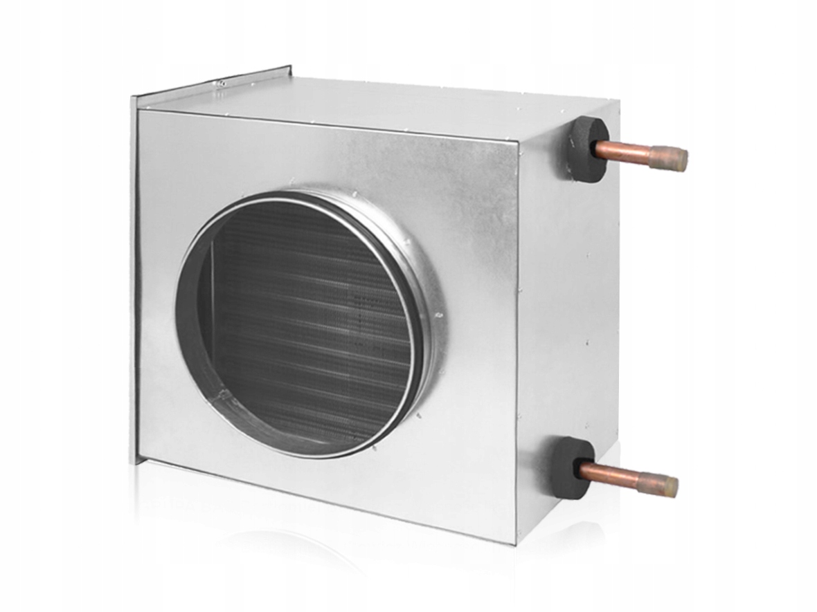 Vodný kanálový ohrievač spiro Ø 100 mm 3,46 kW