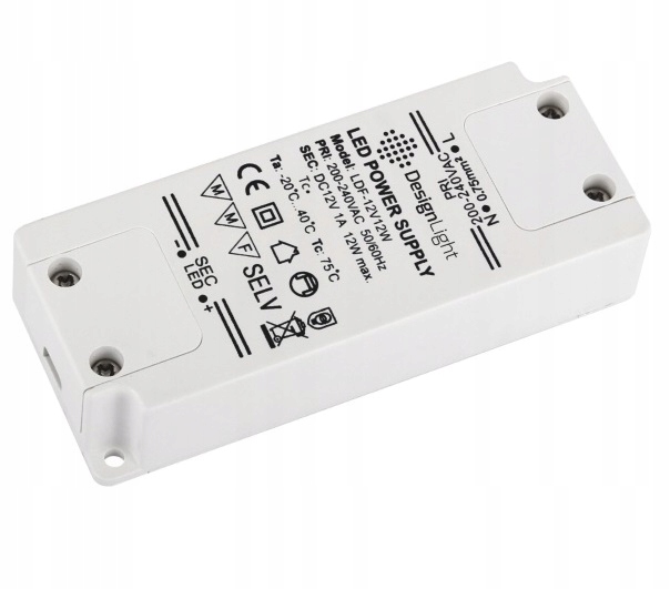 

Zasilacz do Led Standard Plus 240V 12W