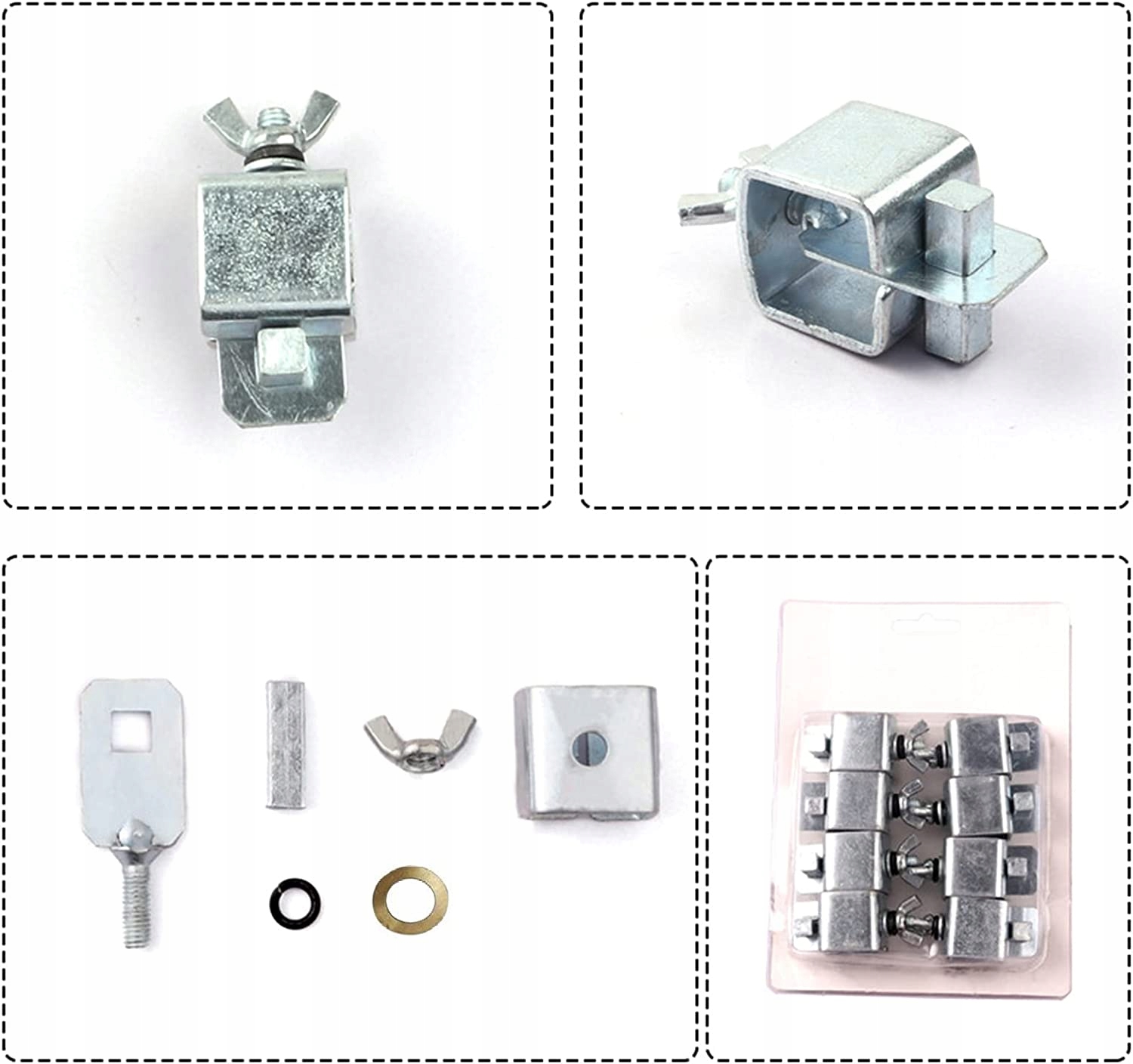 ZACISKI BLACHARSKIE SPAWALNICZE UCHWYT BLACHY 8 SZT KLIPS MOTYLKOWY Marka bez marki