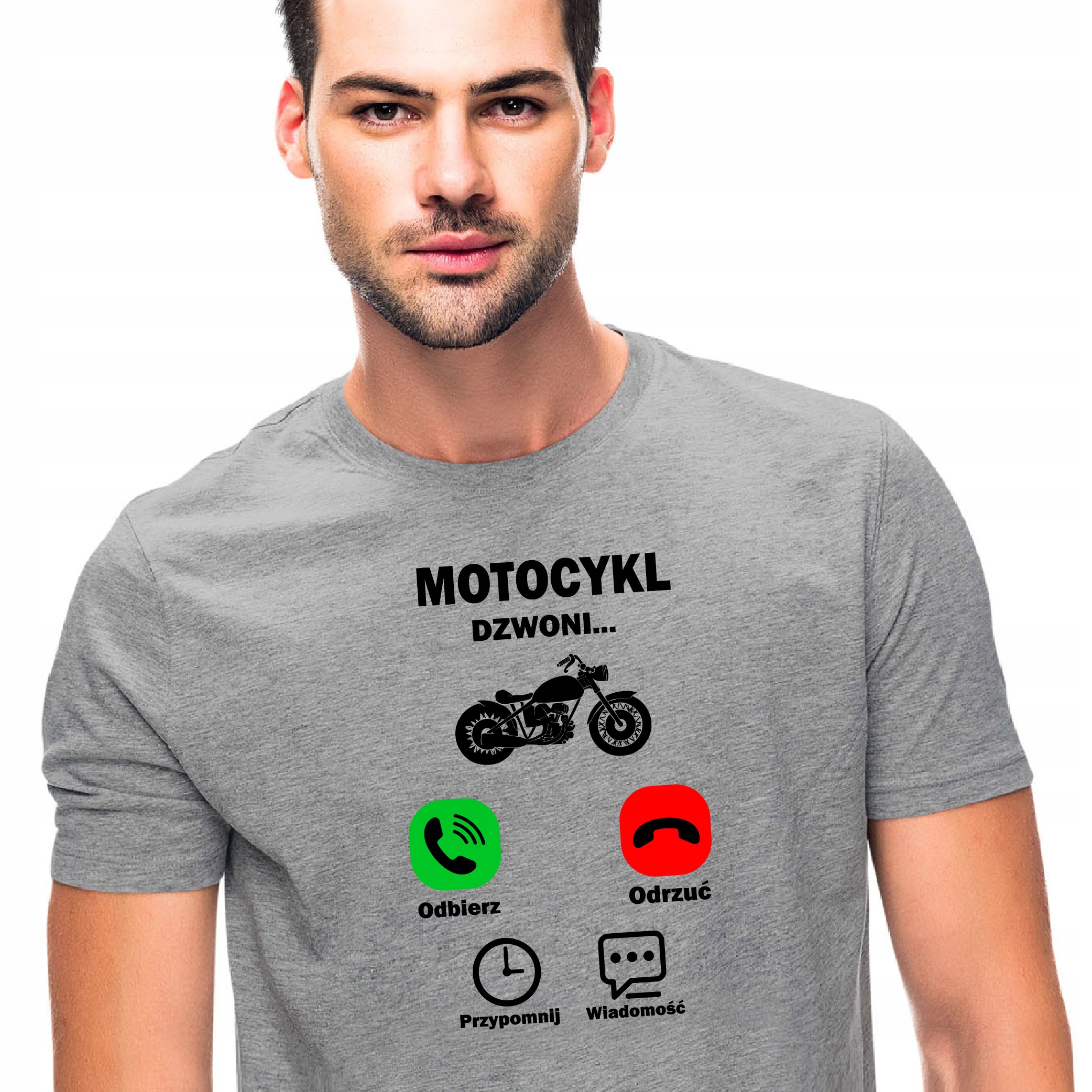 

Koszulka Motocykl Dzwoni Harley Davidson Śmieszna