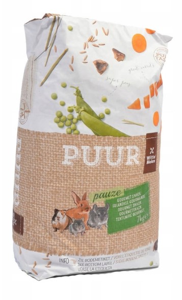 Levně Witte Molen Puur svačinka musli pro hlodavce 7 kg