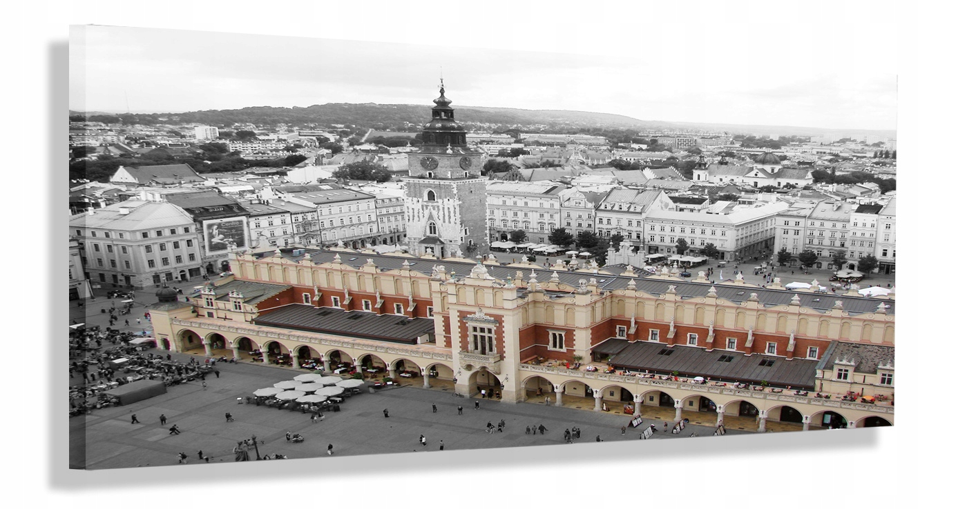 Obraz Krakov Sukiennice 120x50 Na Plátně