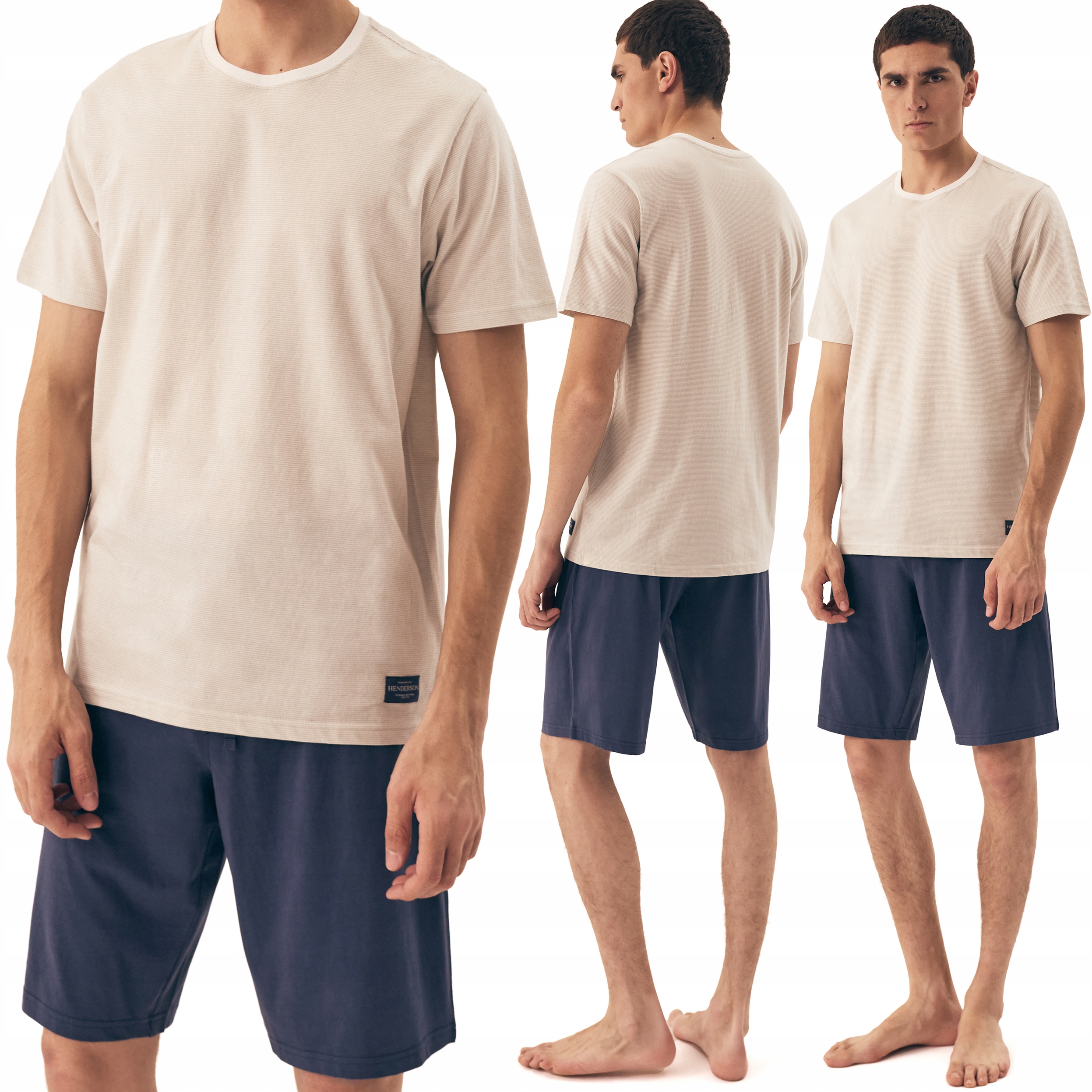 Pánské krátké letní pyžamo Henderson Dive 100% Bavlna velikost L