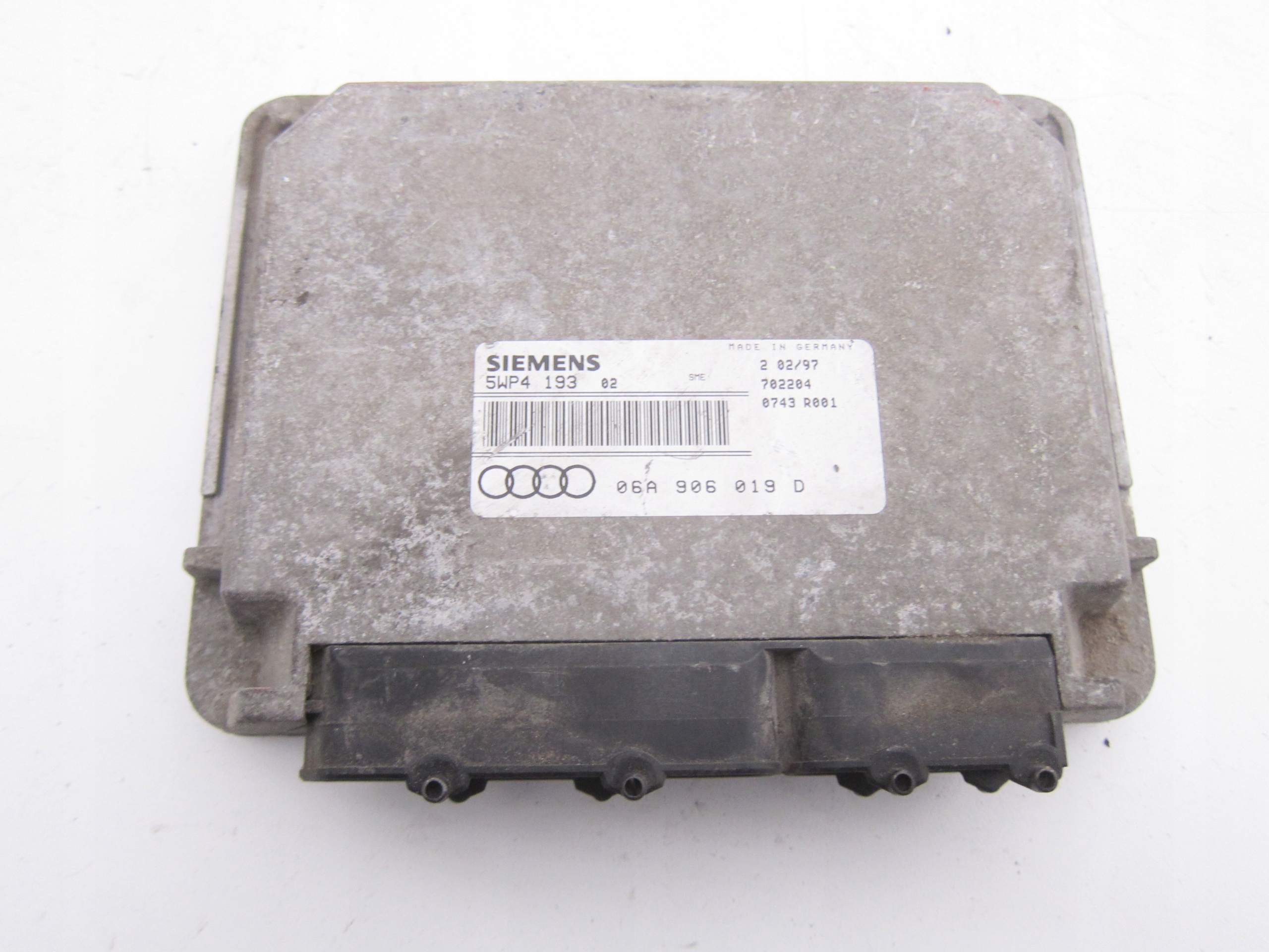 control unit of the engine AUDI A3 8L 1.6B 5WP419302 06A906019D