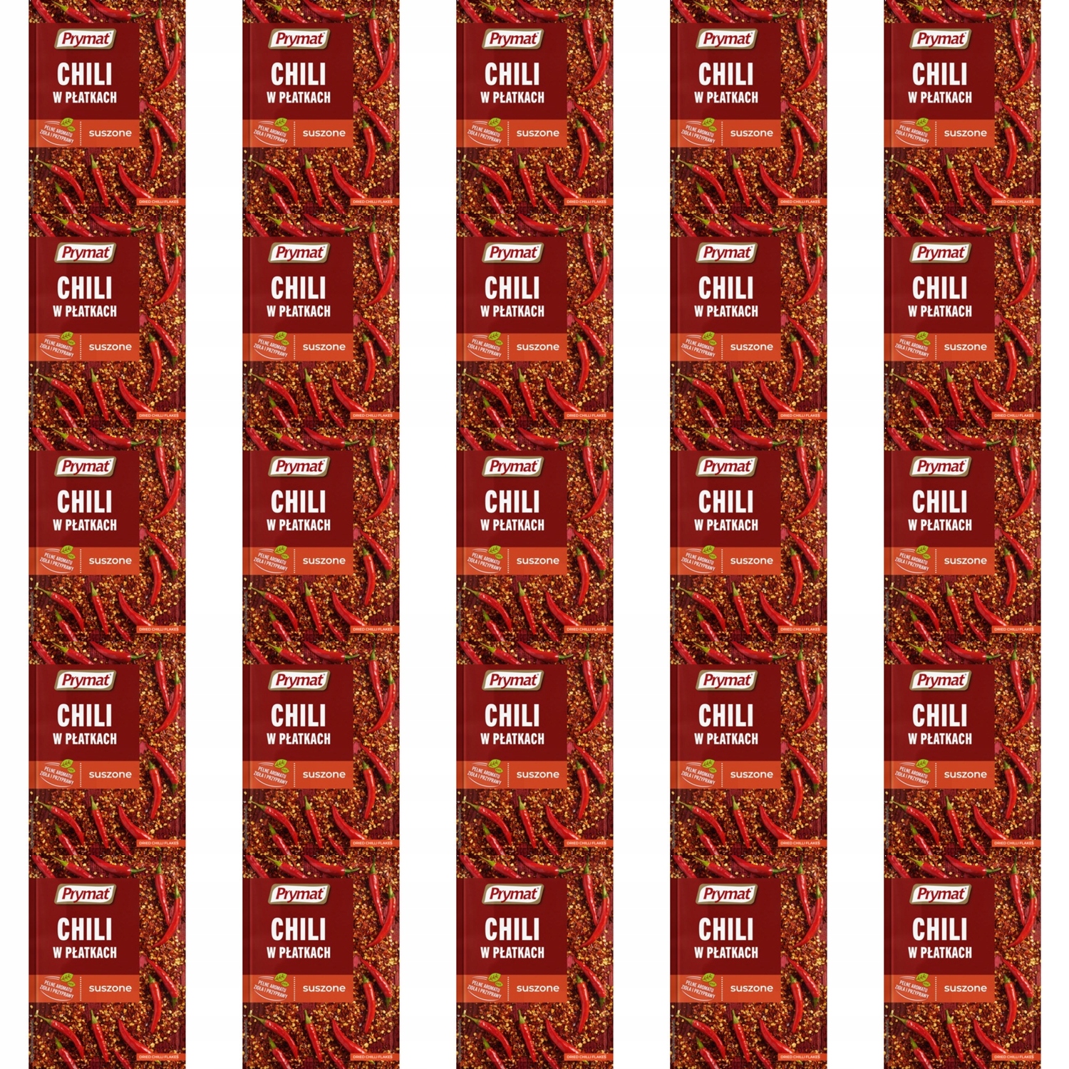 25 x 10 g Prymat chilli v vločkách Karton