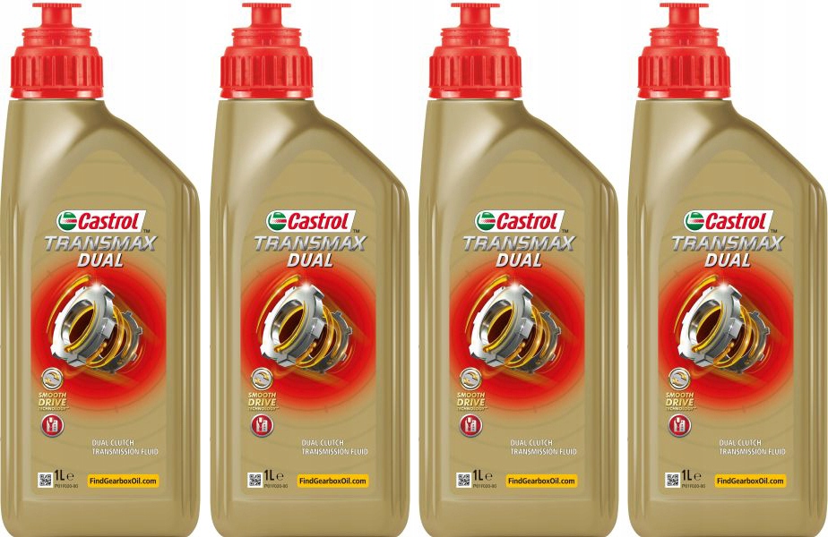 4x Olej Castrol Prevodový Transmax Dual 1L Dsg