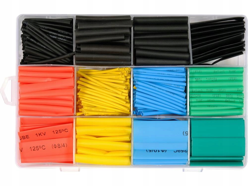 YATO KOSZULKI TERMOKURCZLIWE IZOLACYJNE 530 SZT. Kod producenta YT-068672