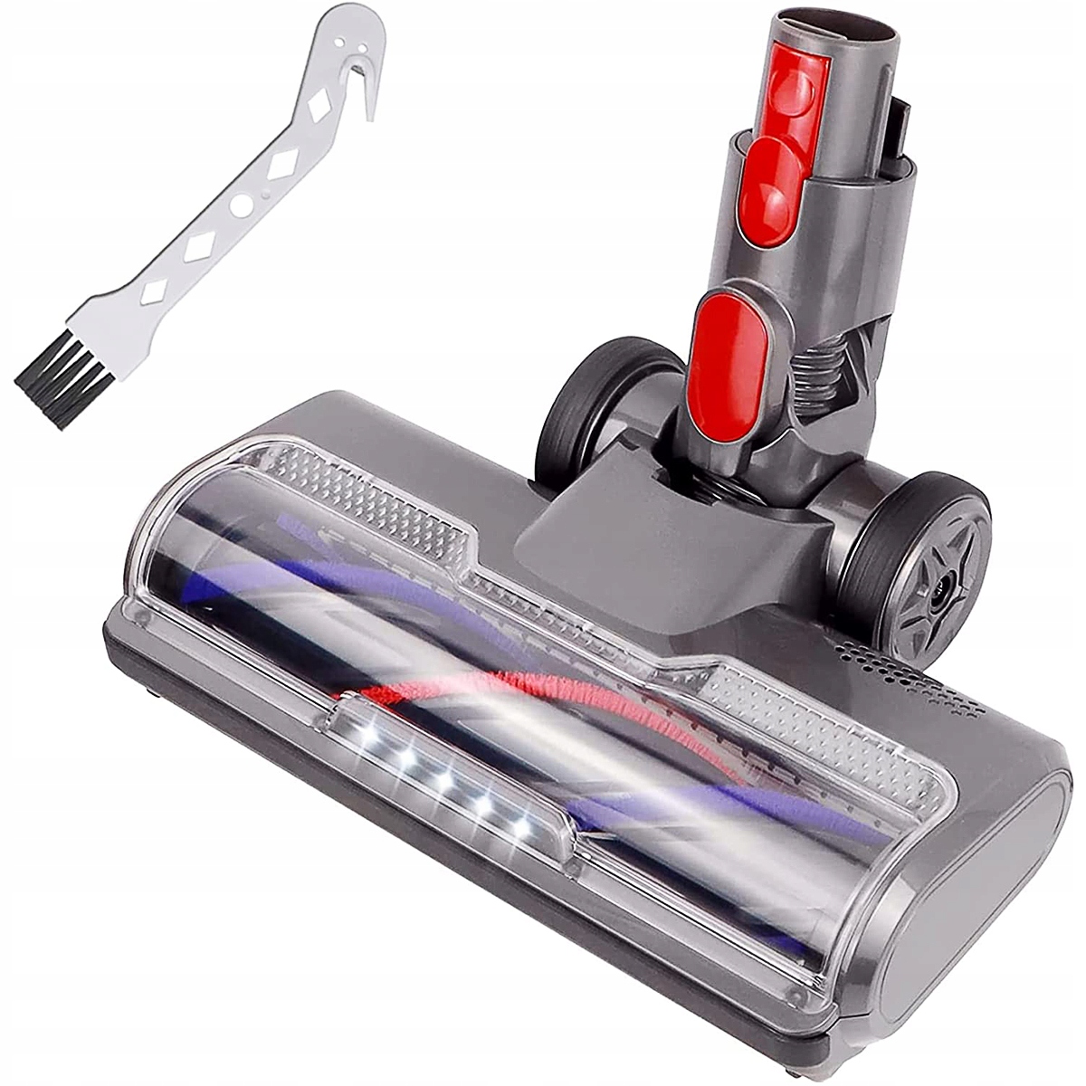 Samoczyszcząca szczotka Turbo z Led do odkurzacza Dyson V7/V8/V10/V11/V15