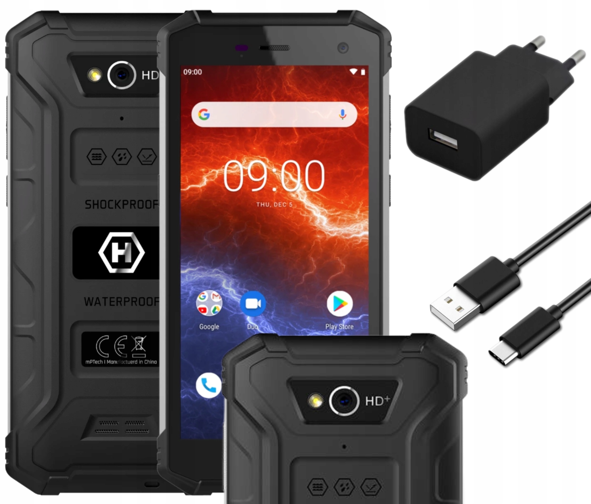 Smartfón MyPhone Hammer Energy 2 Lte IP68 Čierny Originál obal Nový