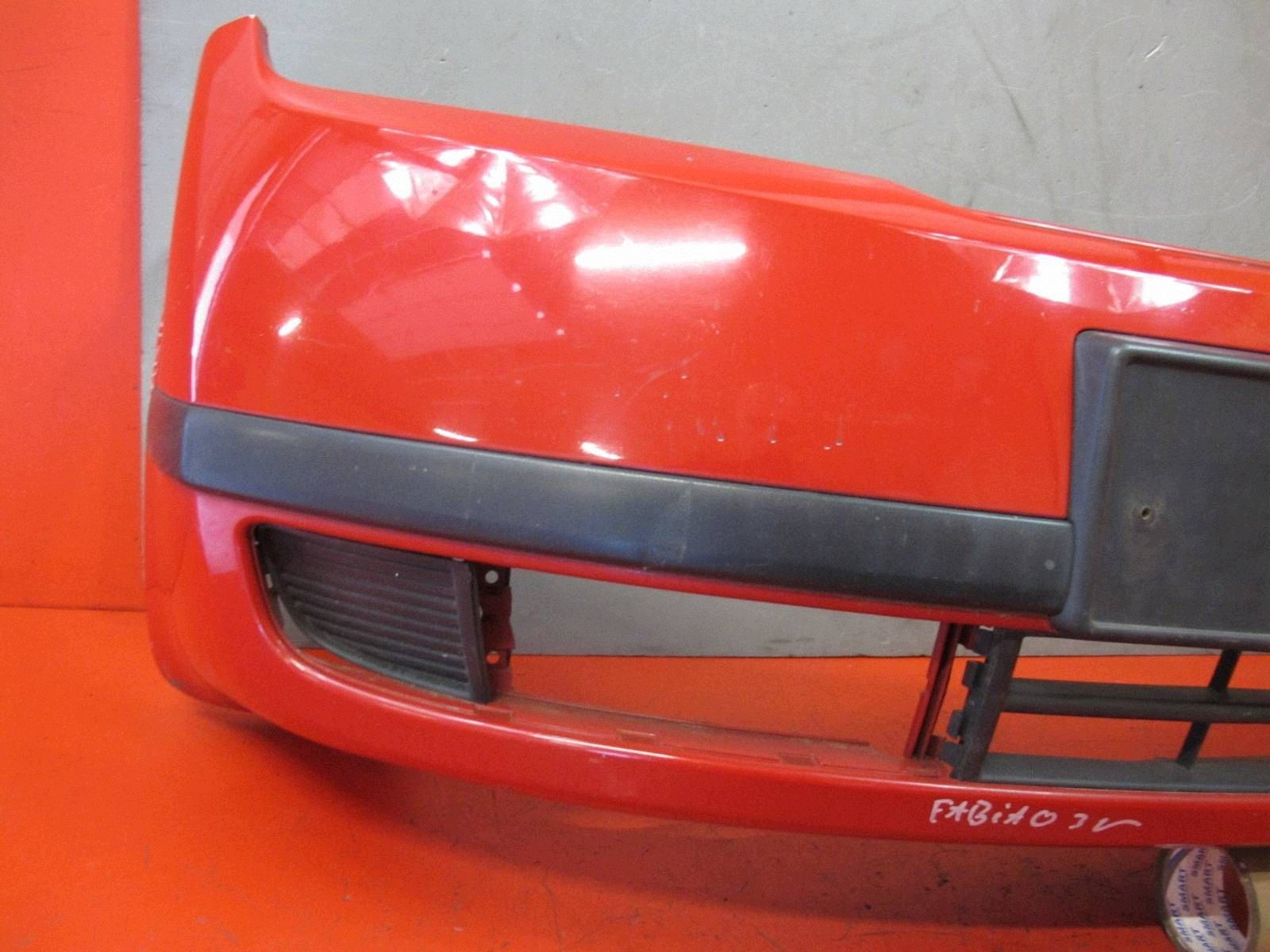 Skoda Fabia 1 and 6Y 1999-2004 bumper front front red 8151 LF3K