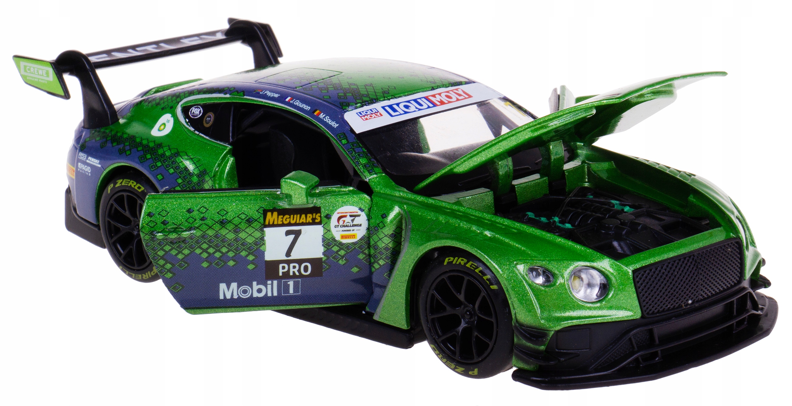 Bentley Continental GT3 2020 Model Pohon Zvuk #7 Rmz 1:32 Zelená