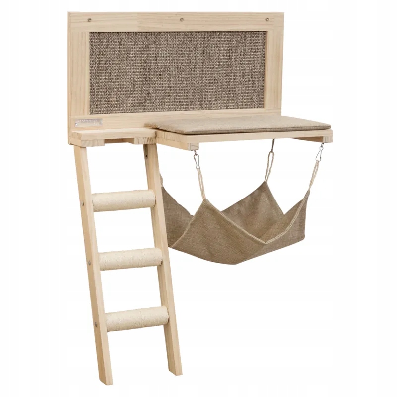 Levně Kerbl Pet pelíšek a škrabadlo pro kočky Timber