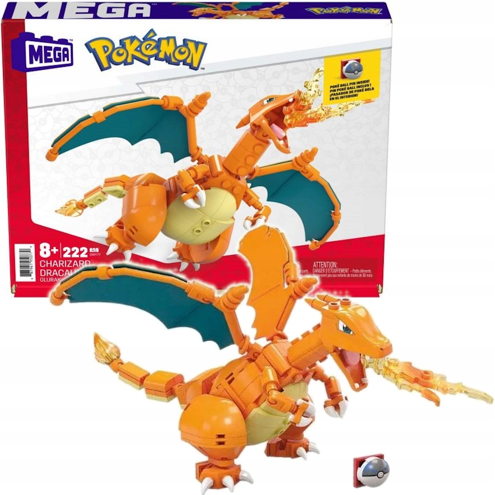 

Construx Pokemon Klocki Figurka Charizard