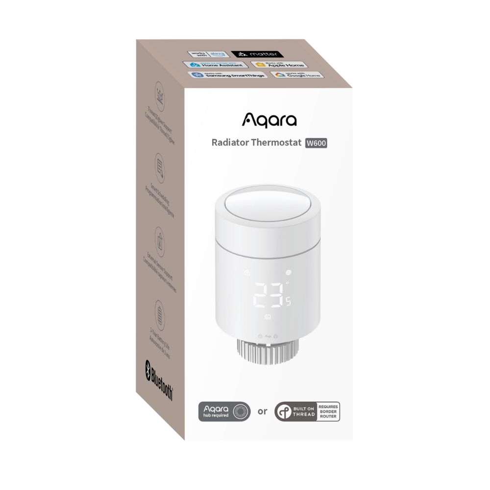 Termostatická hlavica Aqara W600 WT-A03D Zigbee Thread Matter