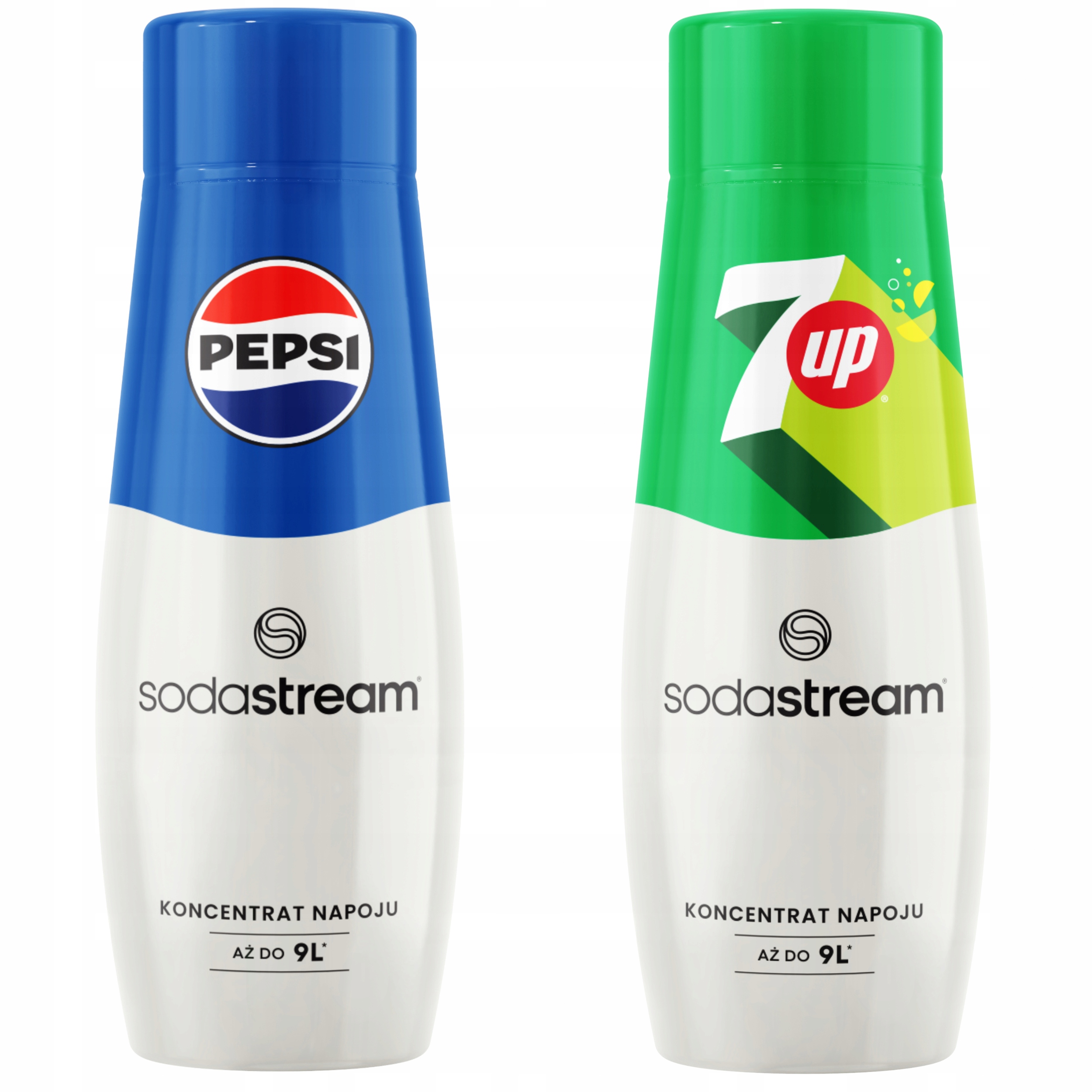 SodaStream Koncentrat syrop Pepsi 7Up do saturatora wody zestaw 440ml sok
