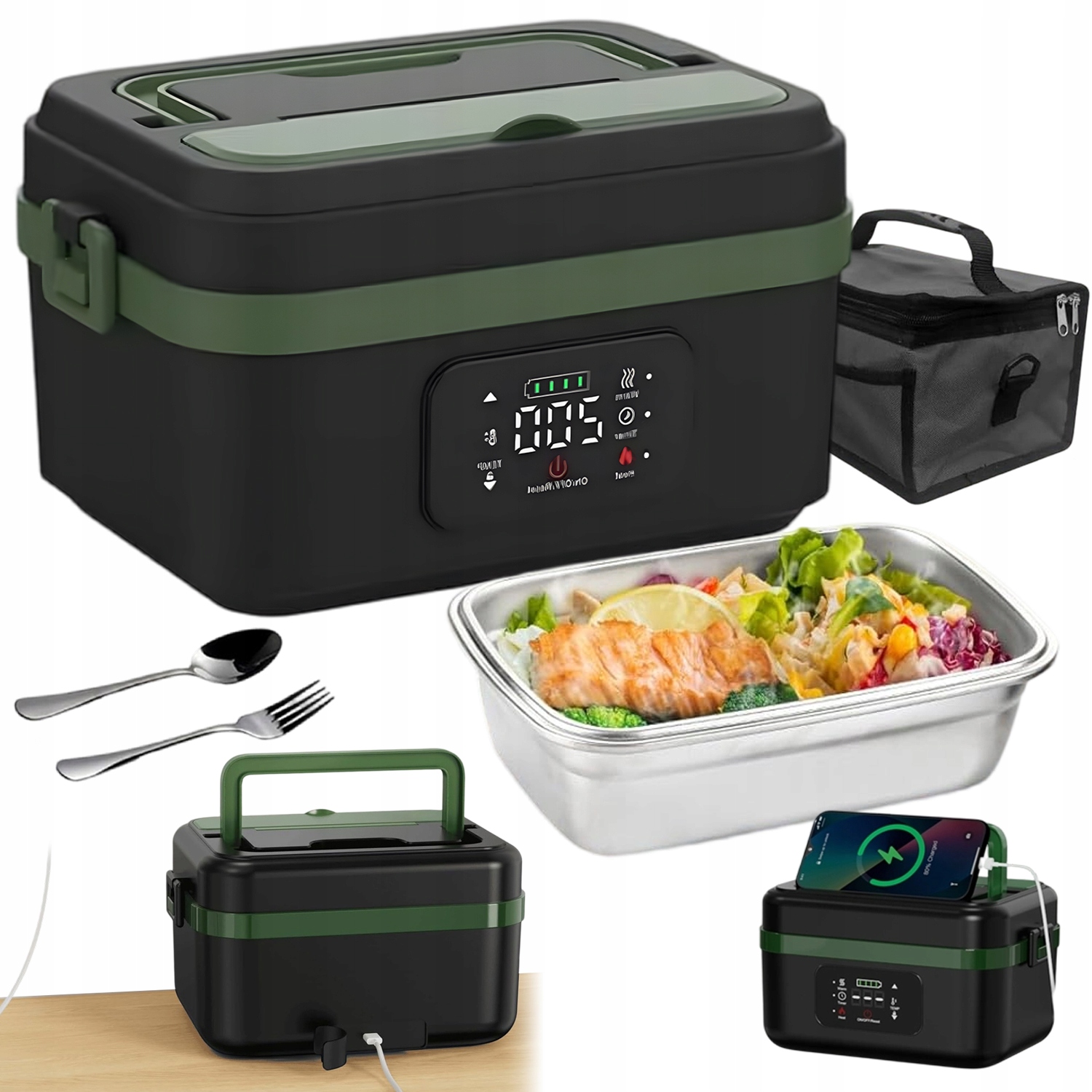 Elektrický Ohřívač Obědový Box Nádoba Termoska Na Jídlo 1 L 60 W