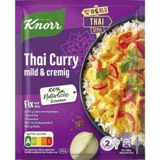 Knorr Fix Thai Curry Do łagodnego curry z kurczakiem 30 g DE