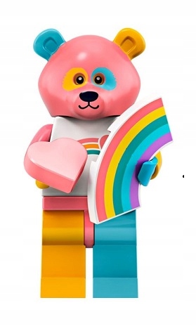 Lego Minifigures Seria 19 71025-15 Tęczowy Miś