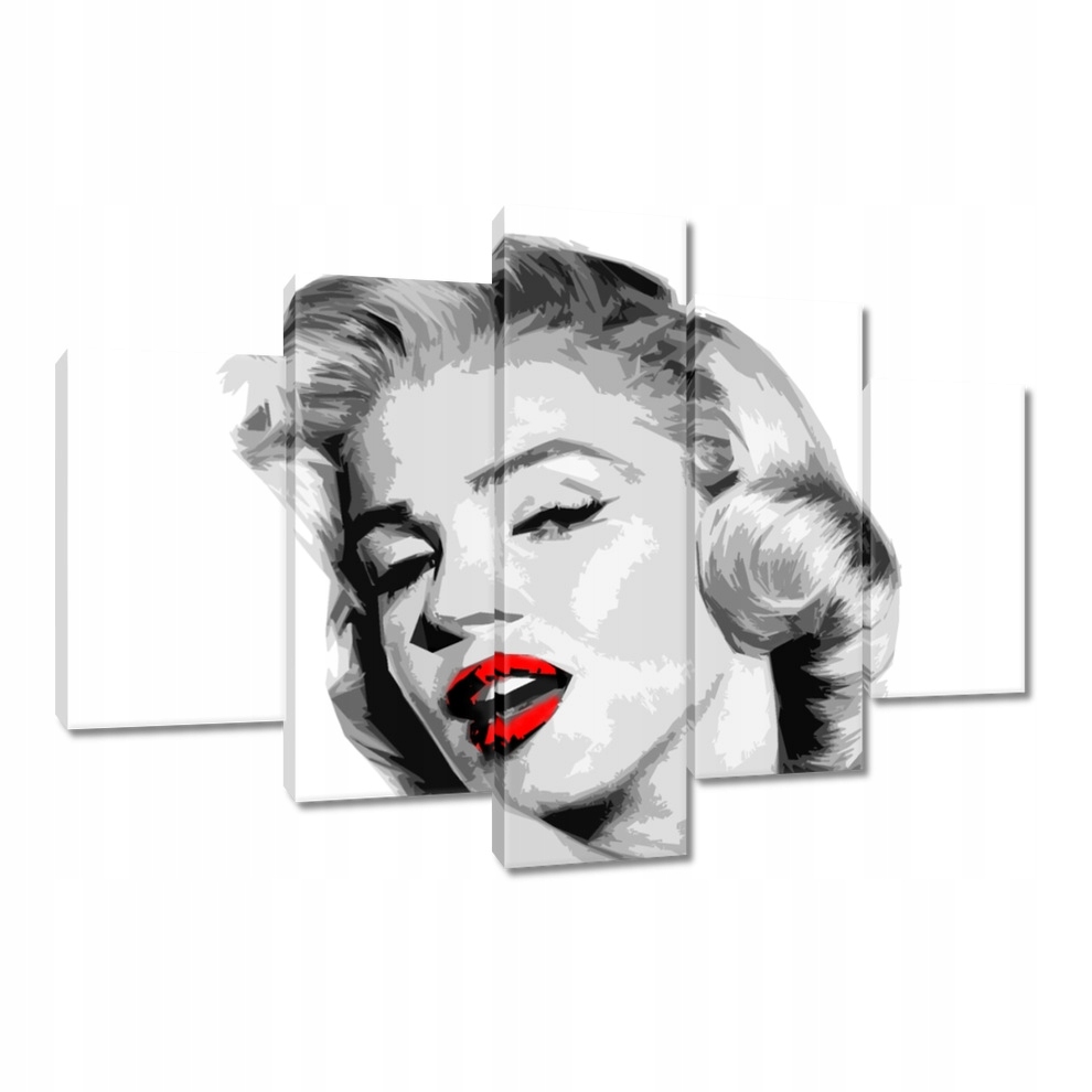 

Obrazy 150x105 Marilyn czerwone usta