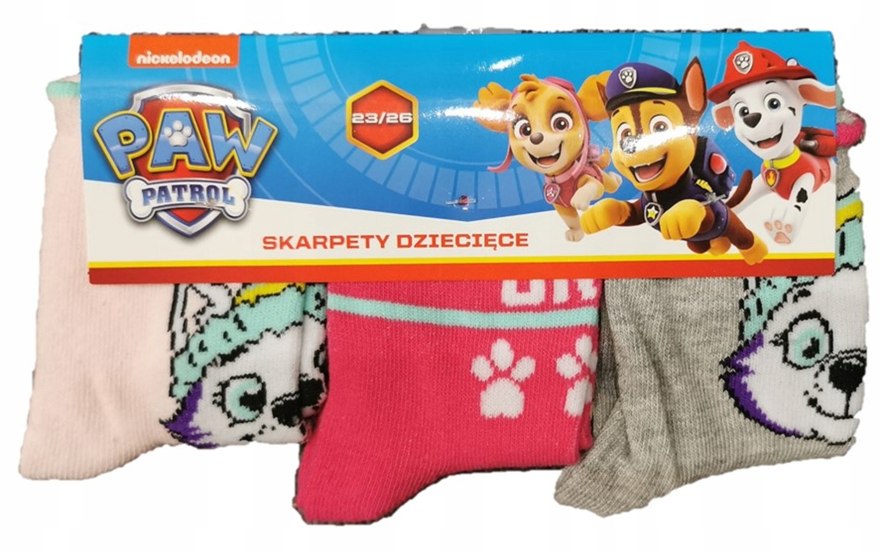 

Skarpetki Psi Patrol Skye Everest 3-pack r. 23/26