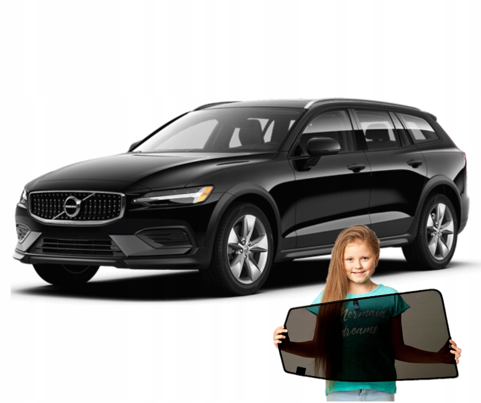 Záclony určené pro Volvo V60 2 II kombi od roku 2018 RayStop