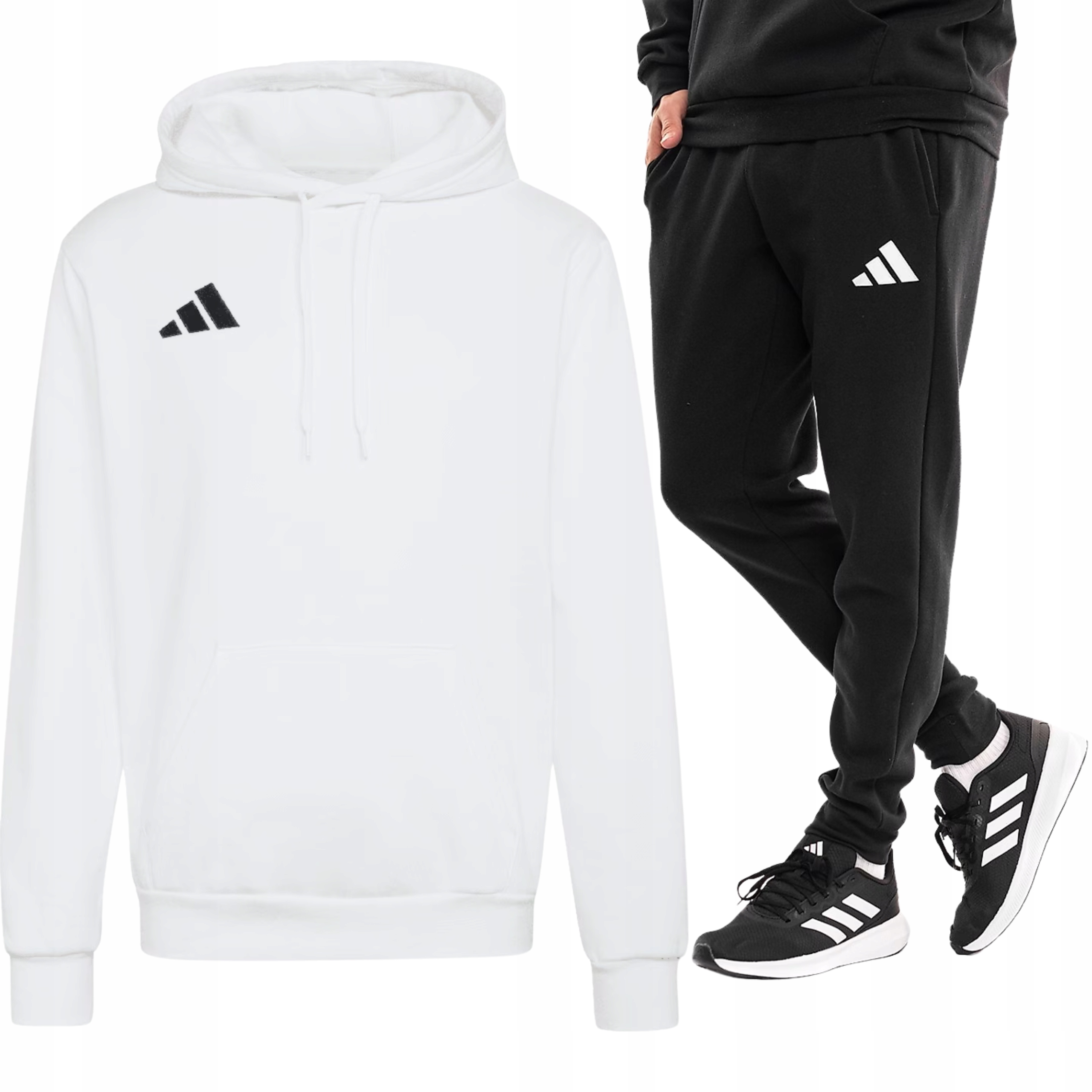 Dres Komplet Męski adidas Entrada 26 Sportowy Bluza i Spodnie roz. L