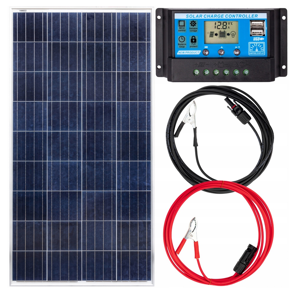 

Panel Solarny Bateria Słoneczna 140W 12V Regulator