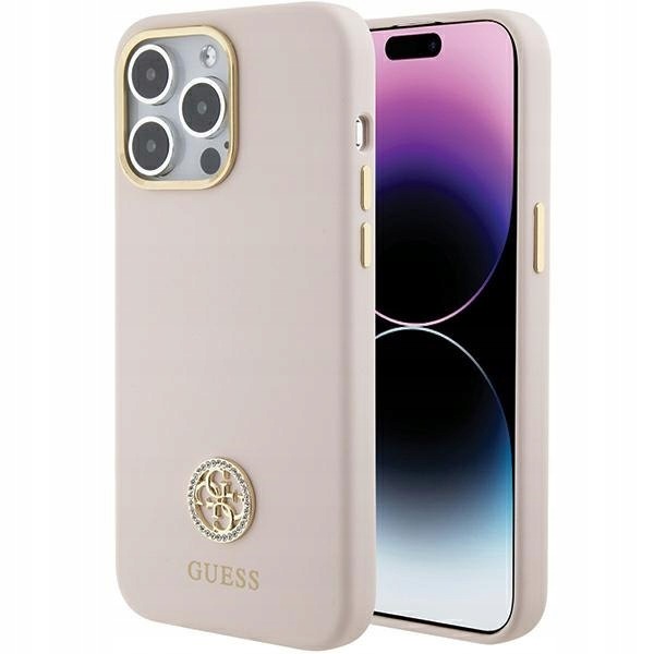 Guess GUHCP15XM4DGPP iPhone 15 Pro Max 6.7" jasnoróżowy/pink hardcase