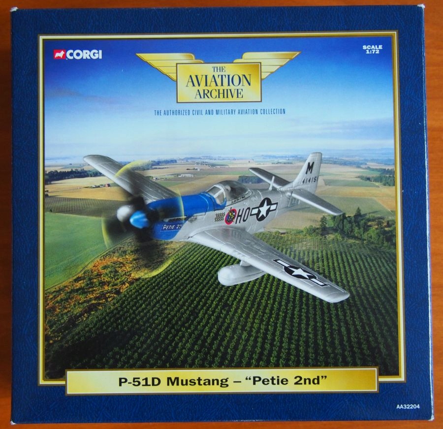 P-51D Mustang "Petie 2nd", pplk. John Meyer, 487. Fs, 08/1944 Corgi