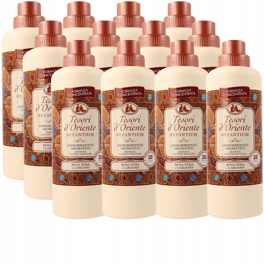 Tesori D'oriente Tekutá Aviváž Byzantium 760 ml 38 Praní Set 12 Kusů