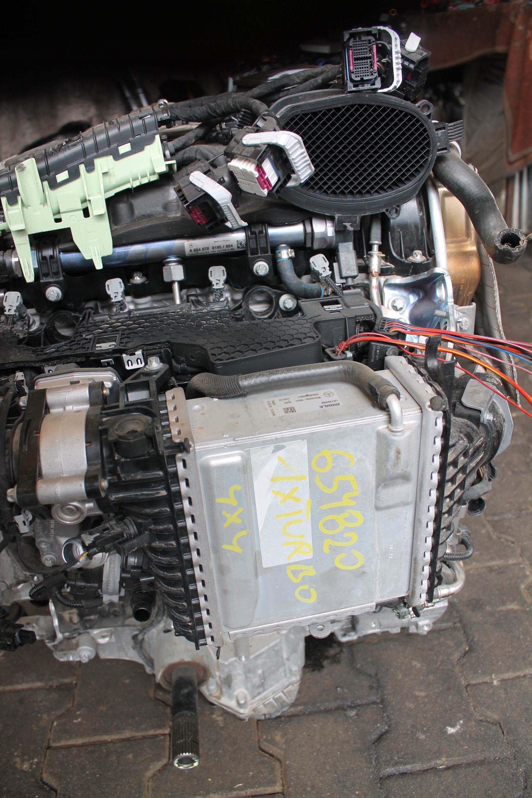 engine complete MERCEDES GLE 654820 10TYS KM 4X4 1 TURBO