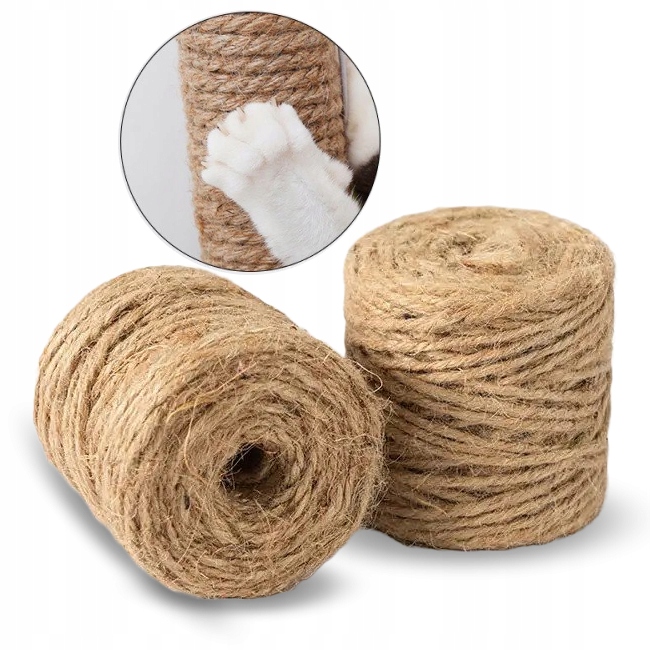 

Sznurek jutowy naturalny juta na drapak 5mm 50m