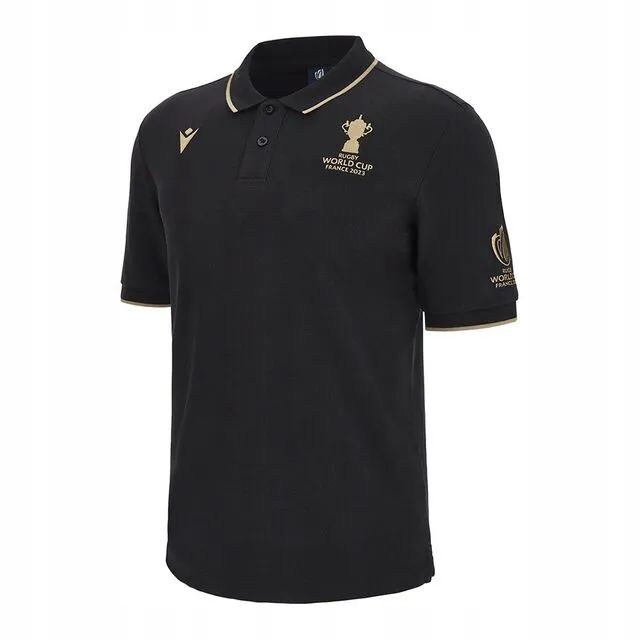Y8155 Koszulka męska polo Macron Polo Rwc M22 France Capsule Homme L