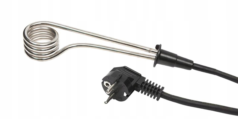 Ohřívač Vody 2000W Potápěčský Pro Vaření Vody Turistický 230V 2kW