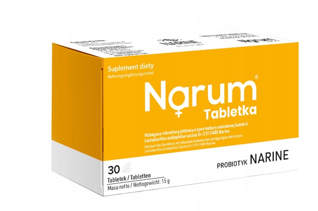 Suplement diety Narum Tab probiotyki 30 szt. 15 g