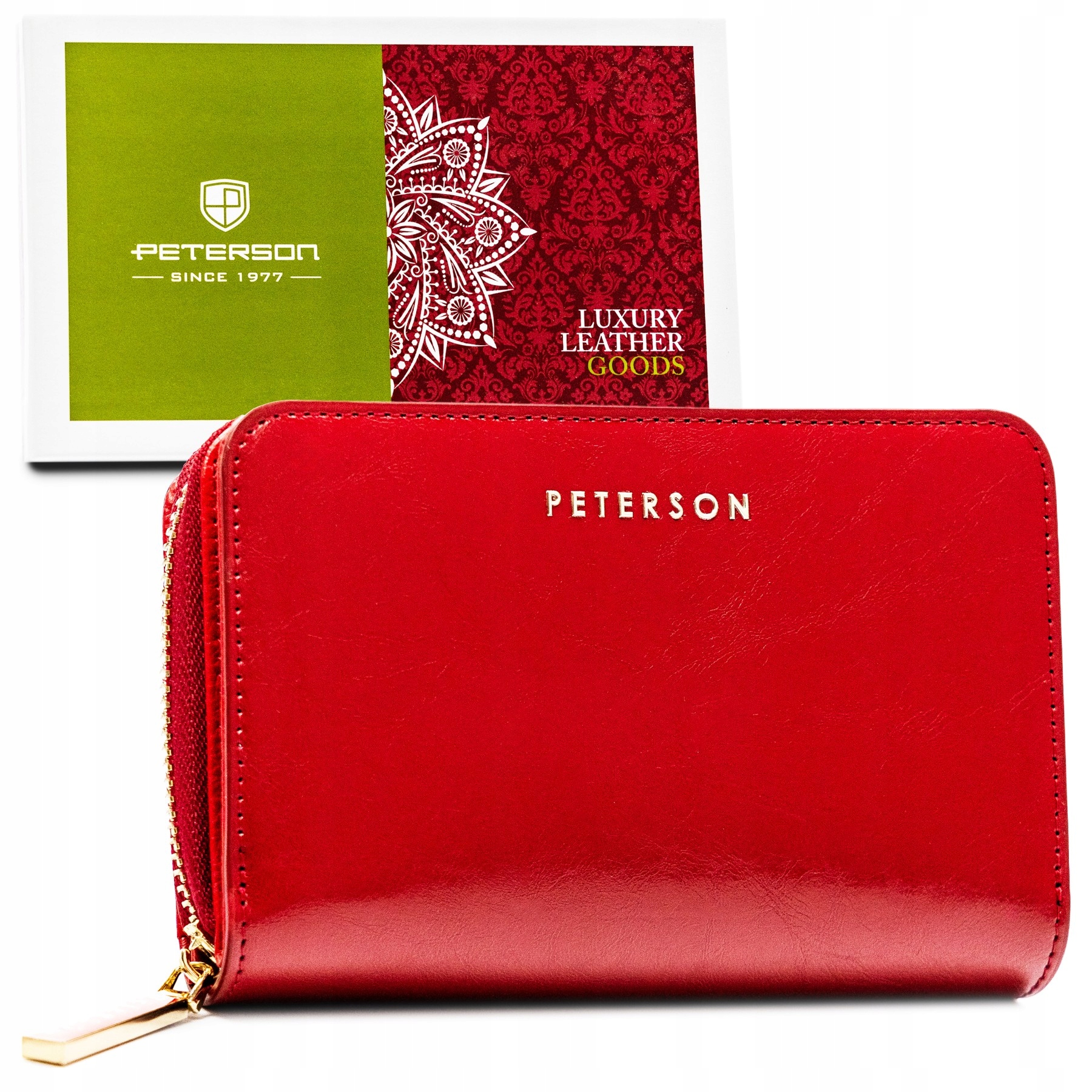 Dámská kožená peněženka Peterson s Rfid ochranou proti krádeži, horizontální