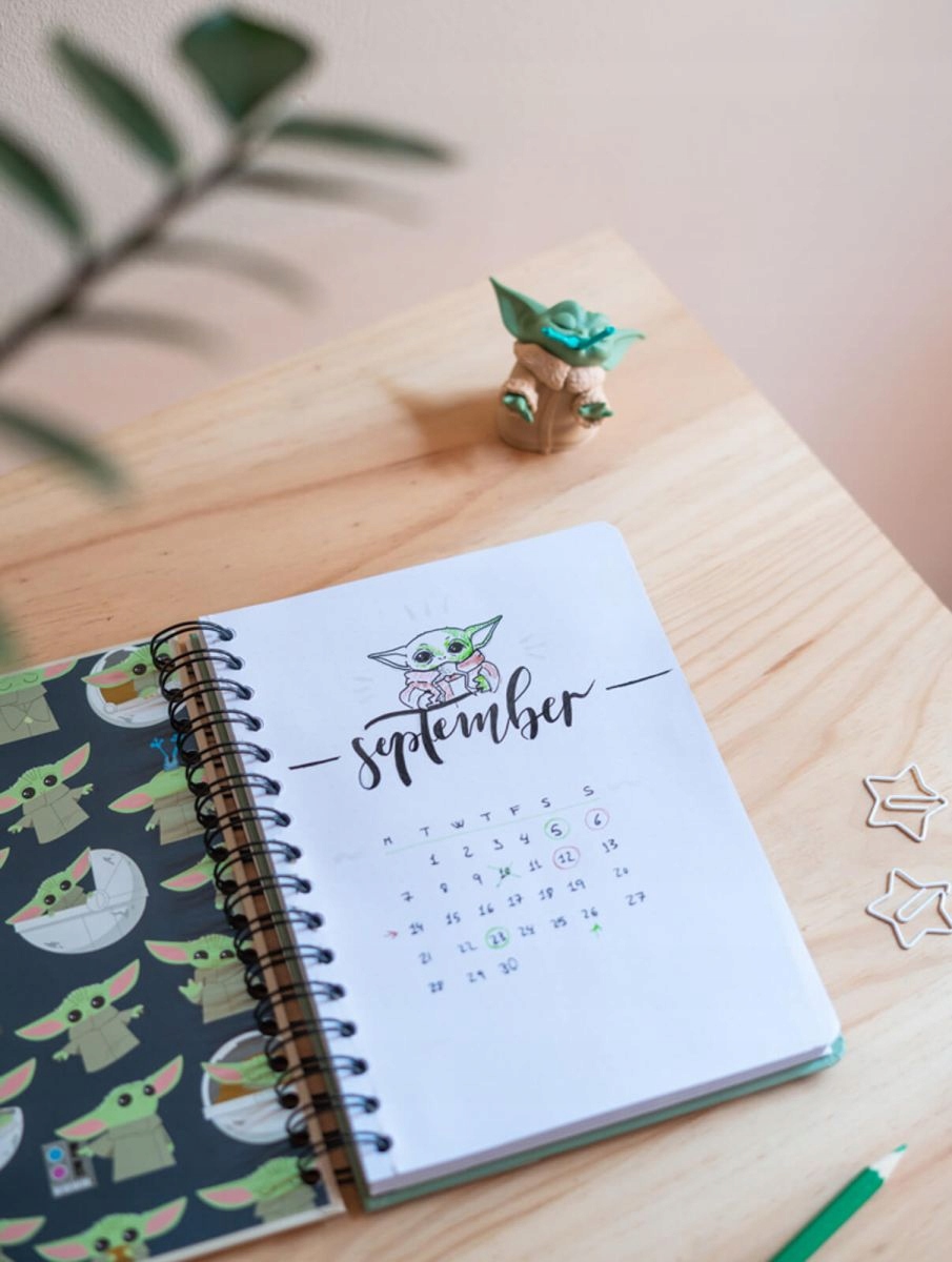 Star Wars The Mandalorian kropkowany notes A5 90k Format A5