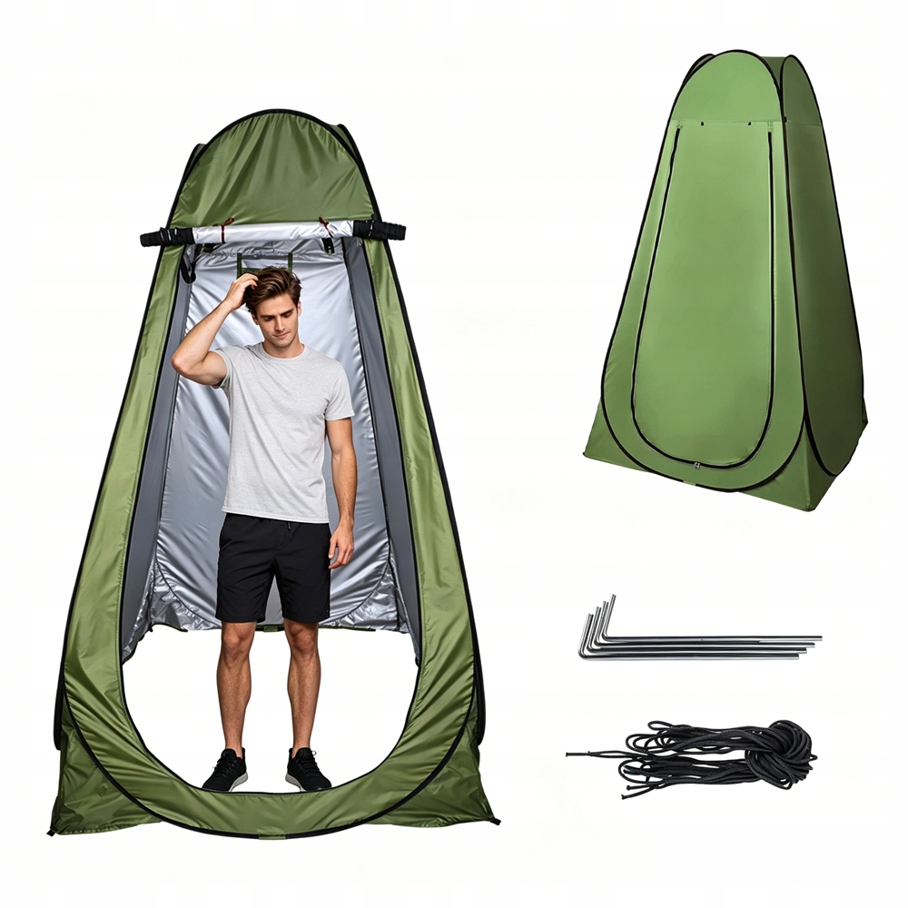 Namiot Przebieralnia Turystyczny Toaleta Prysznic Pop Up Okno 150X150X190CM