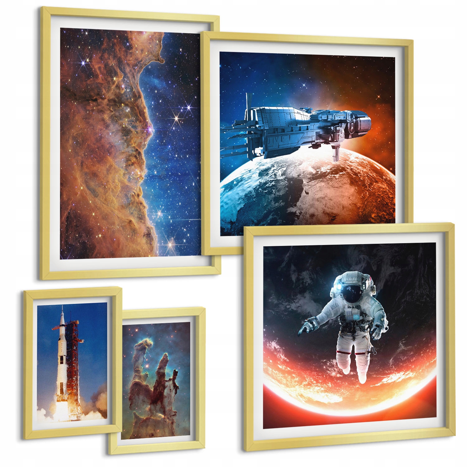 Exkluzivní domácí galerie Vesmírné cestování galaxií 5 Částečný set