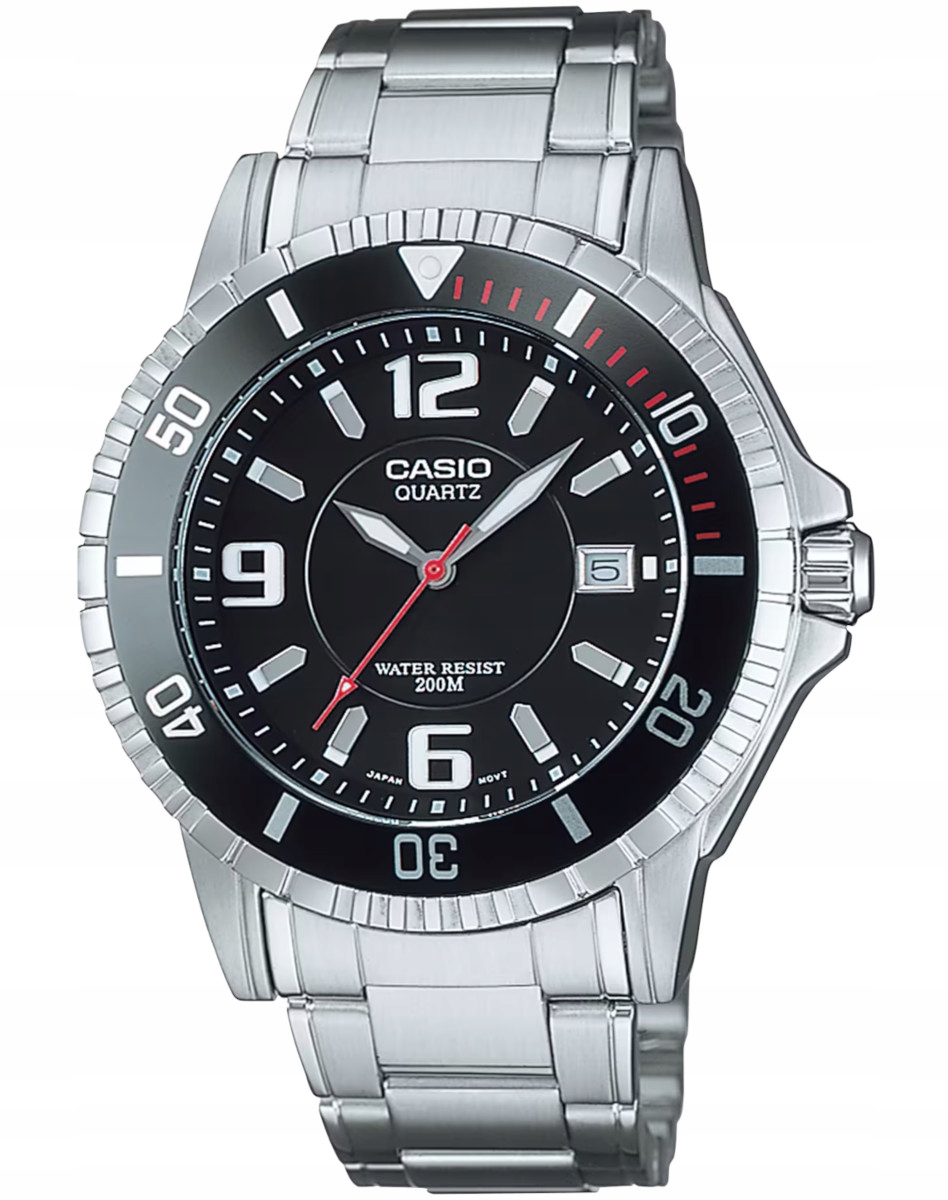 Pánské hodinky Casio Diver MTD-1053D WR200M Gwar.3+3L Zibi Gravírování