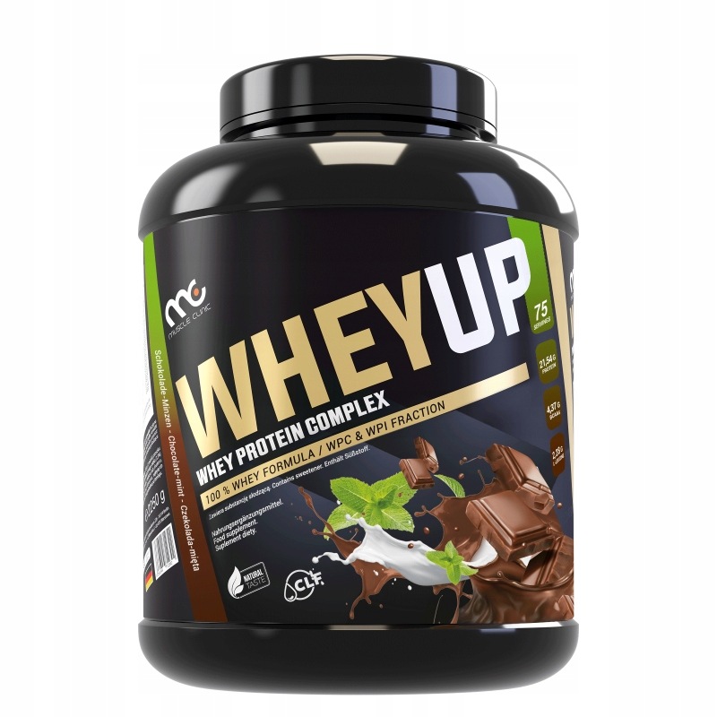 Muscle Clinic WheyUp 2250g Wpc Clf Čokoláda Máta
