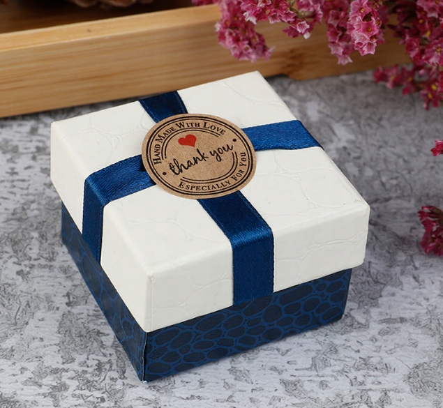 T15 NAKLEJKI THANK YOU HAND MADE DZIĘKUJĘ 10szt Marka Inna